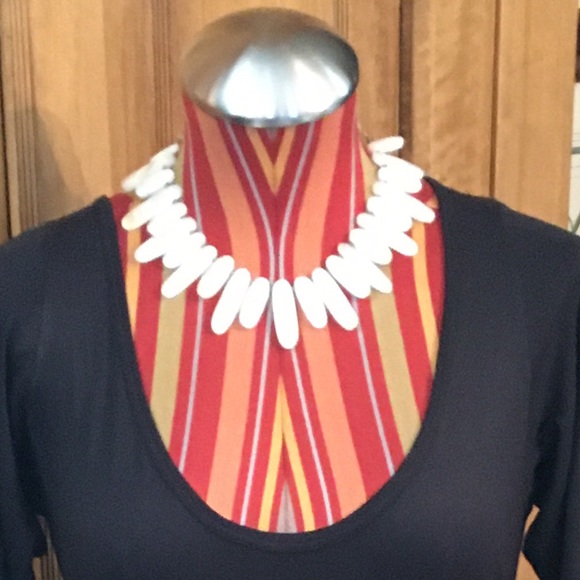 Cleopatra style necklace of varied polished agate - Picture 6 of 8